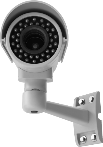 Modern public cctv camera